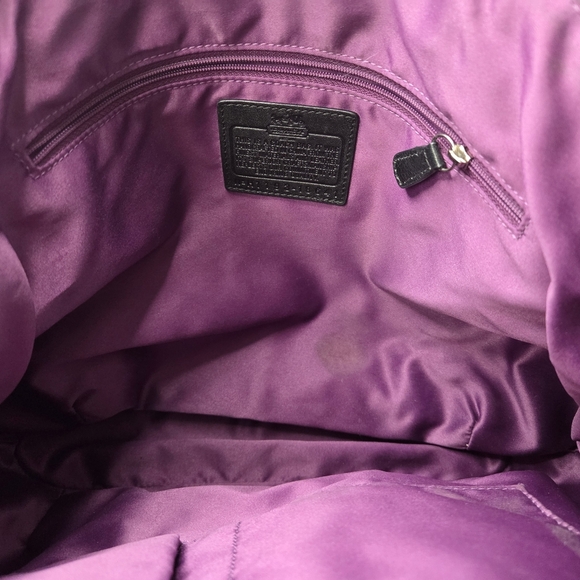 Coach Madison Black Leather Satchel Bag Handbag 18641 - Picture 11 of 15